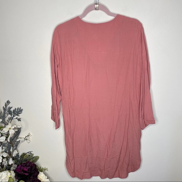 MADEWELL Du Jour Tunic Shift Dress Dusty Pink {W37} - Picture 6 of 7
